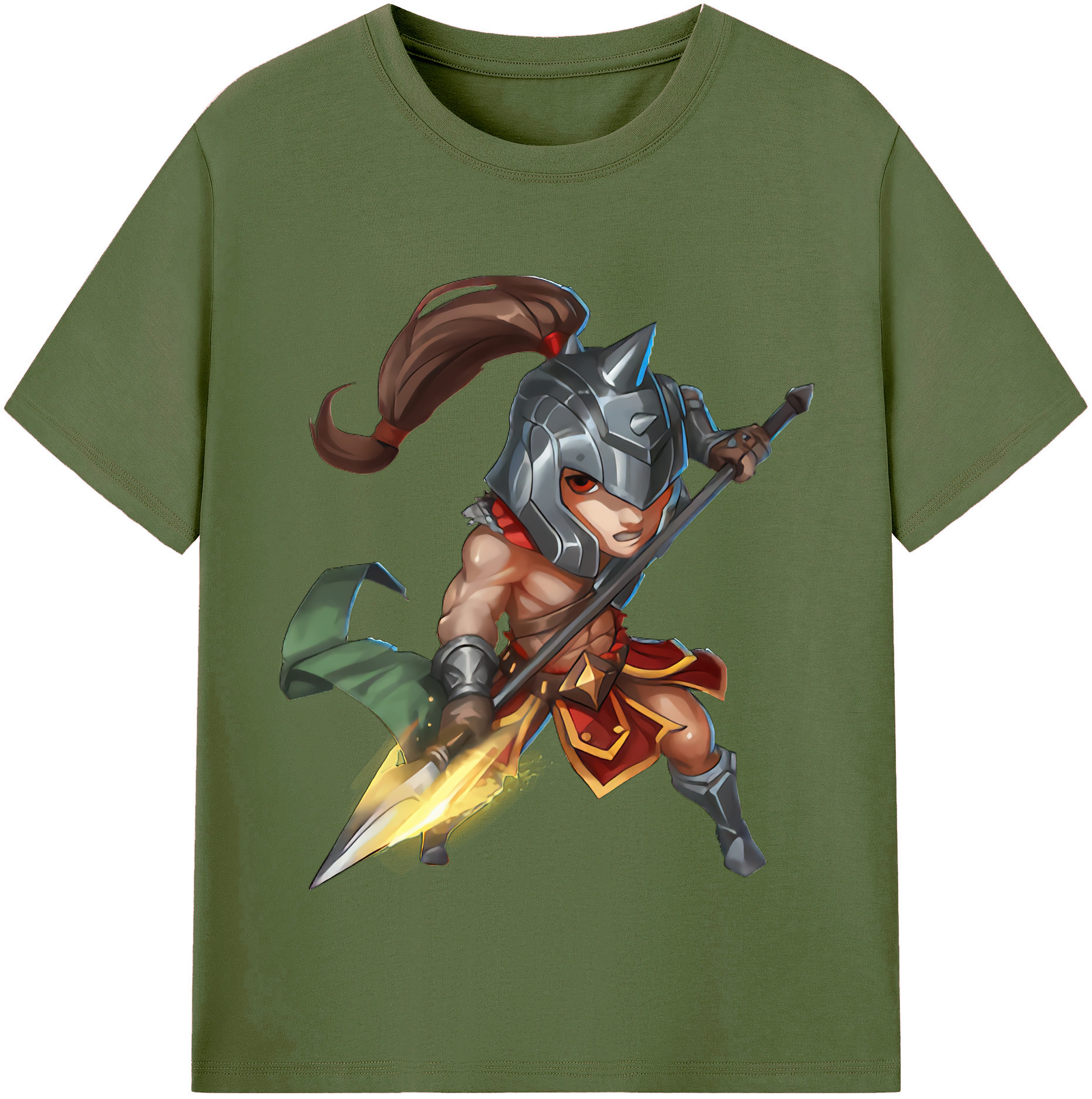 リーグ・オブ・レジェンド League of Legends LOL 綿100％半袖Tシャツ（フロントプリント）